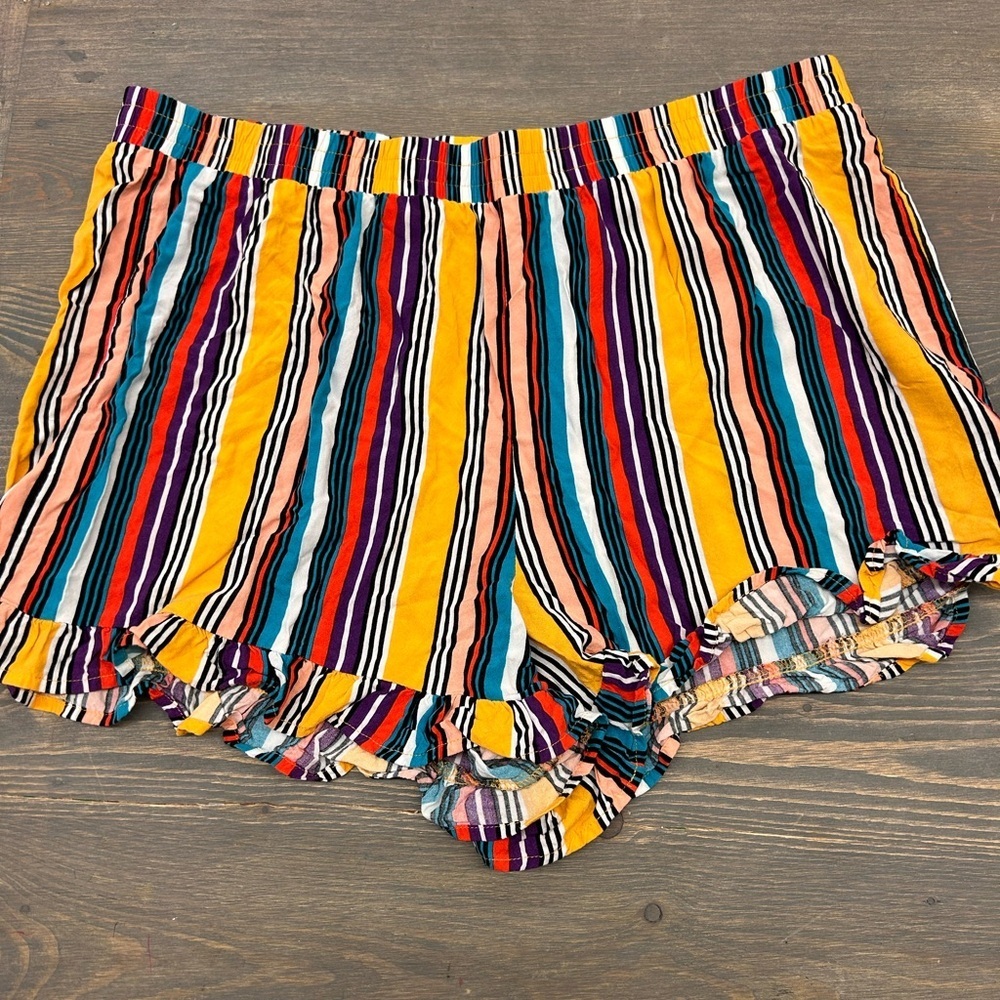 George Multicolor Striped Women's Shorts